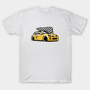 Yellow Clio V6 Phase 2 Sports T-Shirt